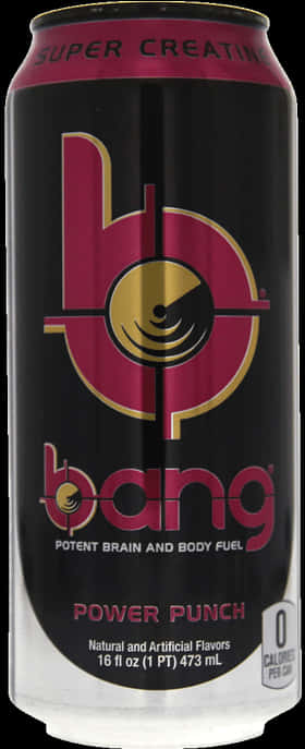 Bang Energy Drink Power Punch PNG image