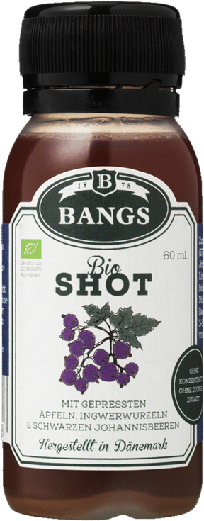 Bangs Bio Shot Blackcurrant Blend PNG image