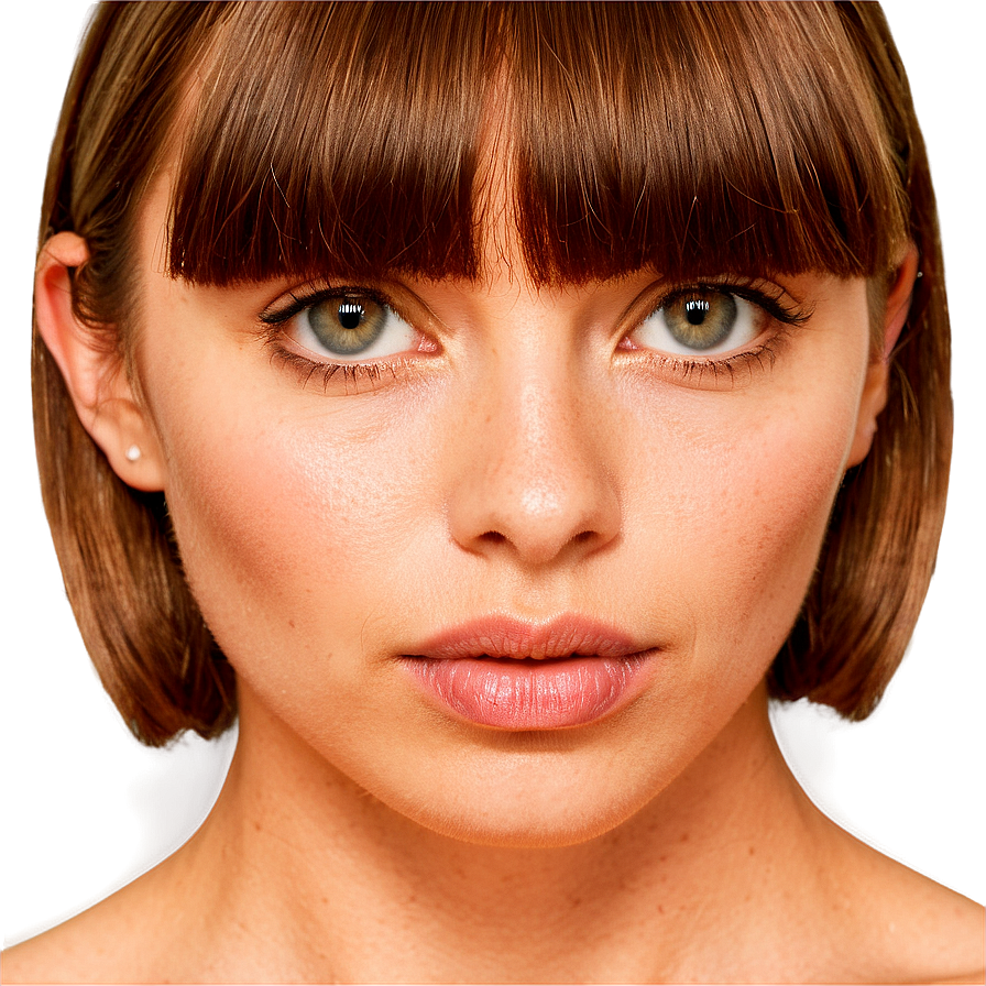Bangs For Oval Face Png Ueb86 PNG image