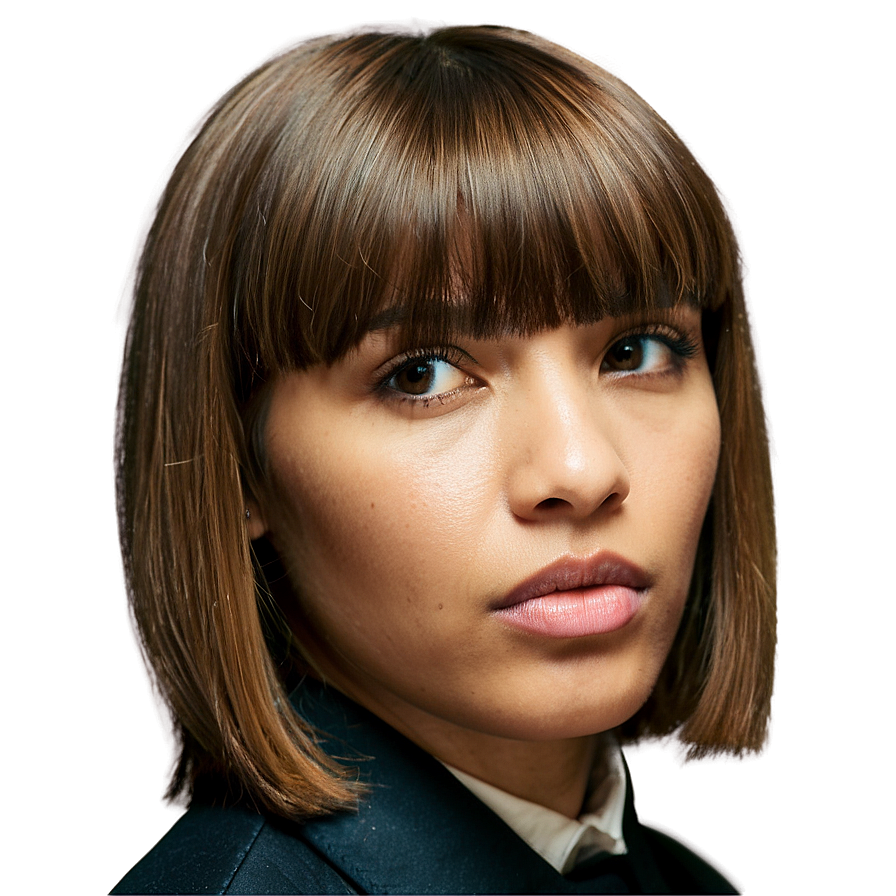 Bangs Hairstyle Inspiration Png Trv60 PNG image