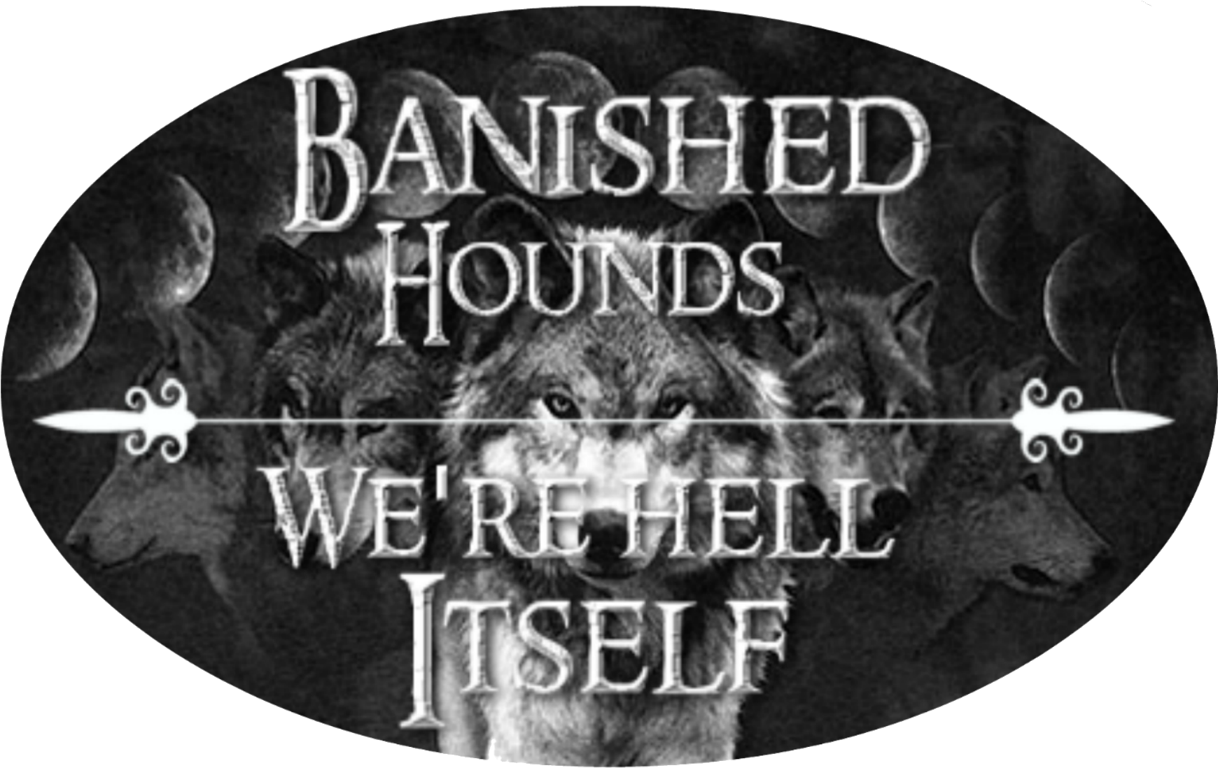 Banished Hounds Hell Itself PNG image