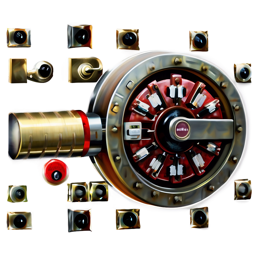 Bank Vault Lock Png 77 PNG image