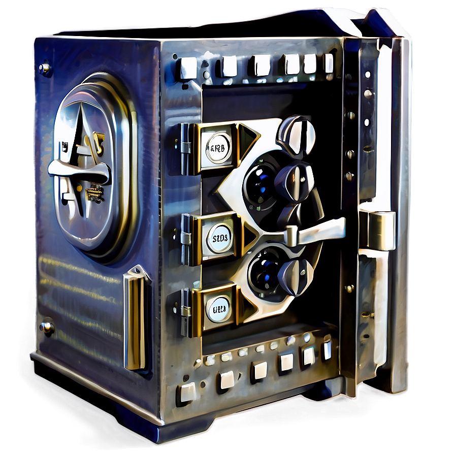 Bank Vault Room Png 06262024 PNG image