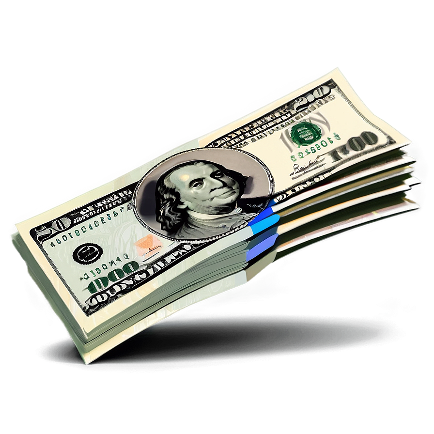 Banknotes And Coins Money Vector Png 06262024 PNG image