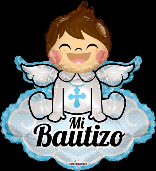 Baptism Celebration Cartoon Angel PNG image