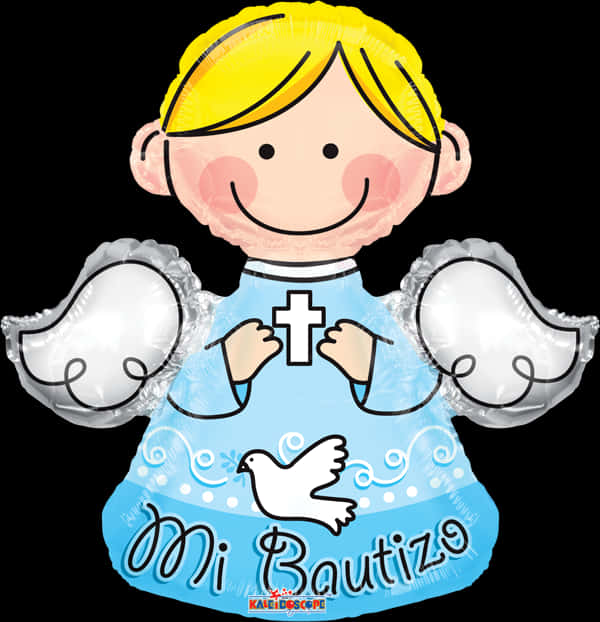 Baptism Celebration Cartoon Character PNG image