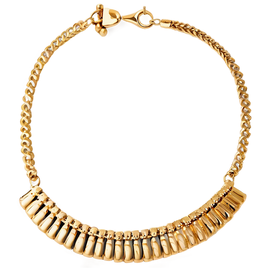 Bar Gold Necklace Png 06122024 PNG image