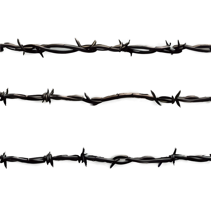 Barbed Wire Silhouette Png 87 PNG image