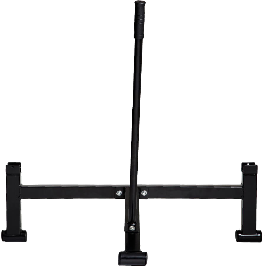Barbell Without Weights Top View PNG image