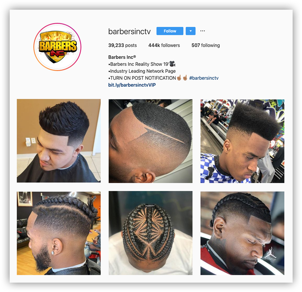 Barbers Inc T V Instagram Profile PNG image