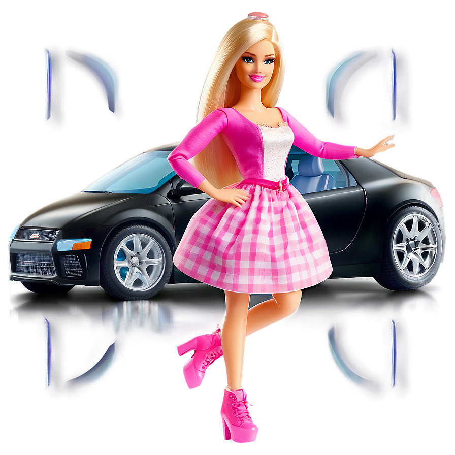 Barbie Car Png Nkm PNG image