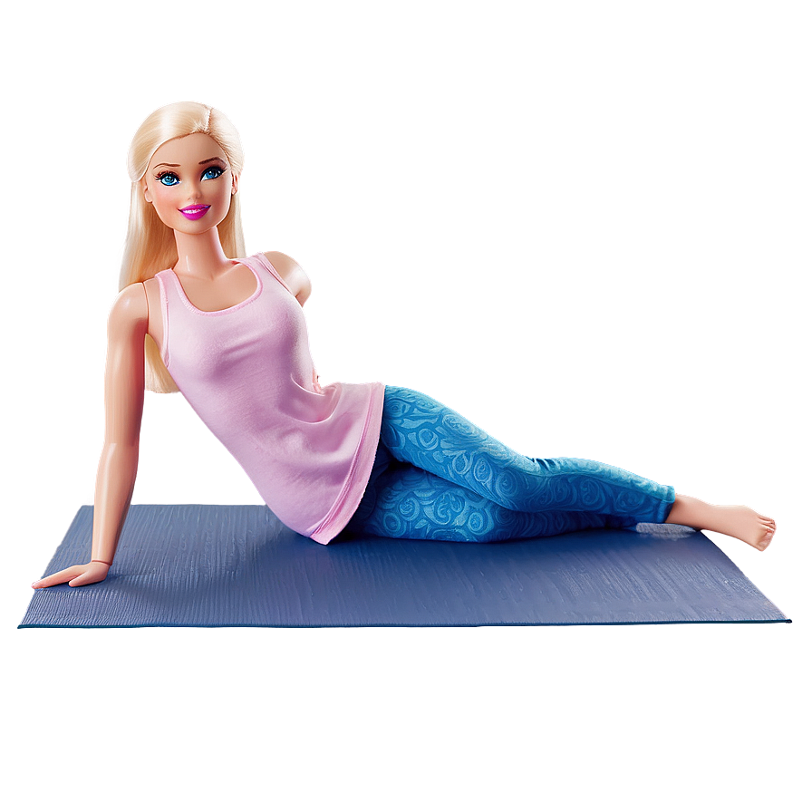Barbie Yoga Png 05032024 PNG image