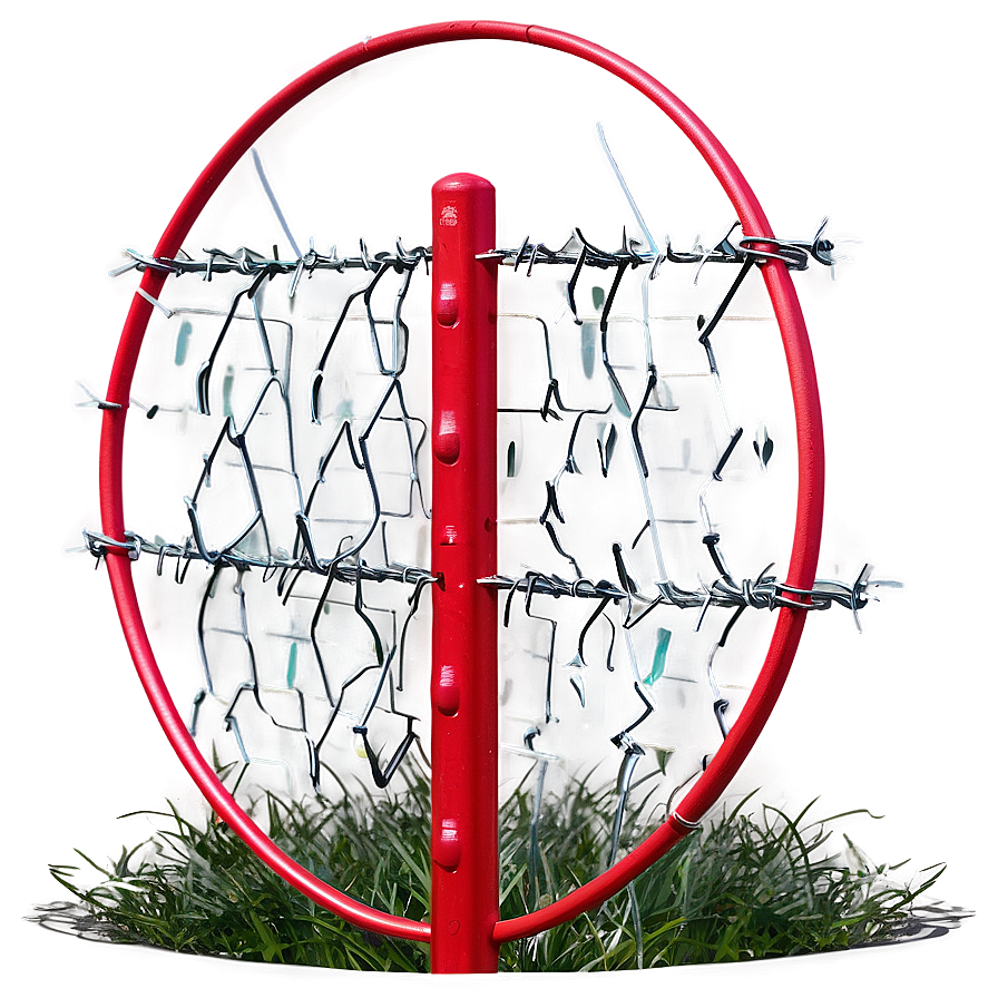 Barbwire Restricted Area Marker Png Ykb PNG image