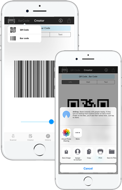 Barcode Q R Code Scanner App Screenshots PNG image