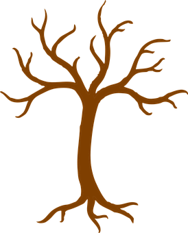 Bare Tree Silhouette PNG image