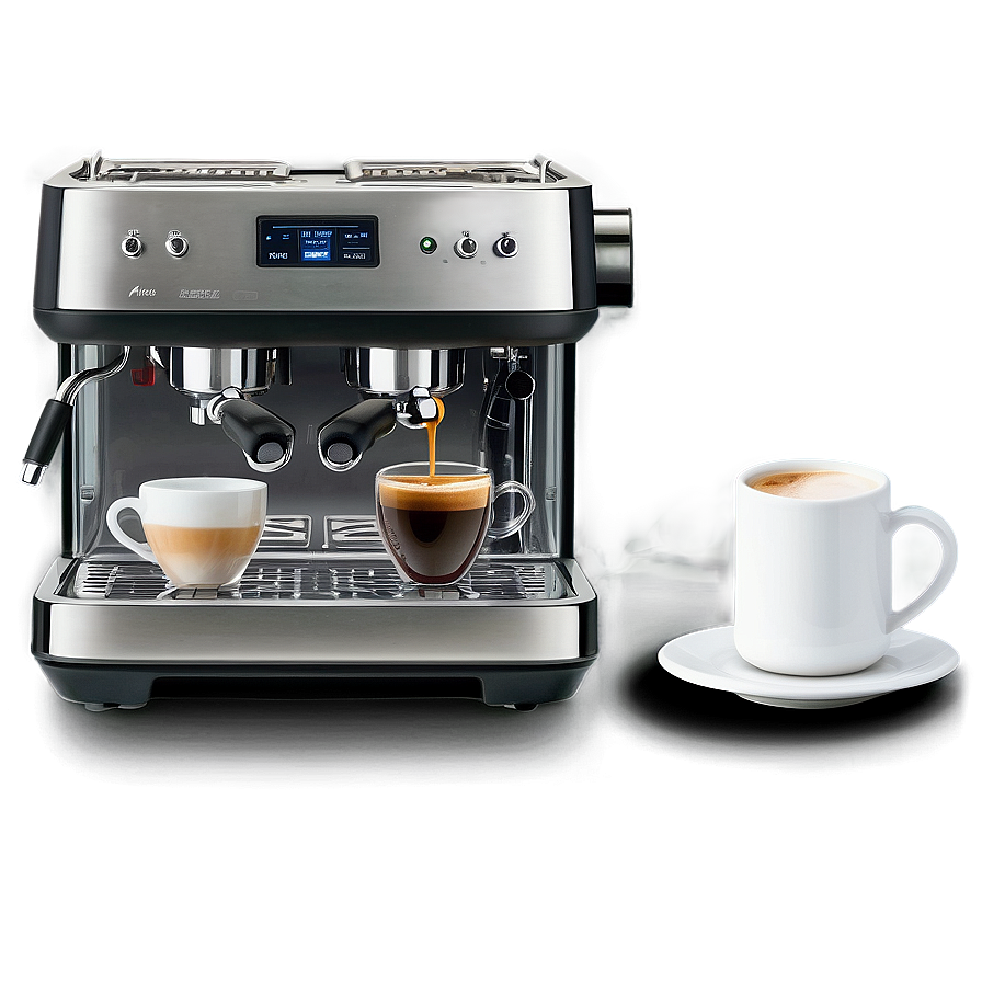 Barista And Espresso Machine Png 06272024 PNG image