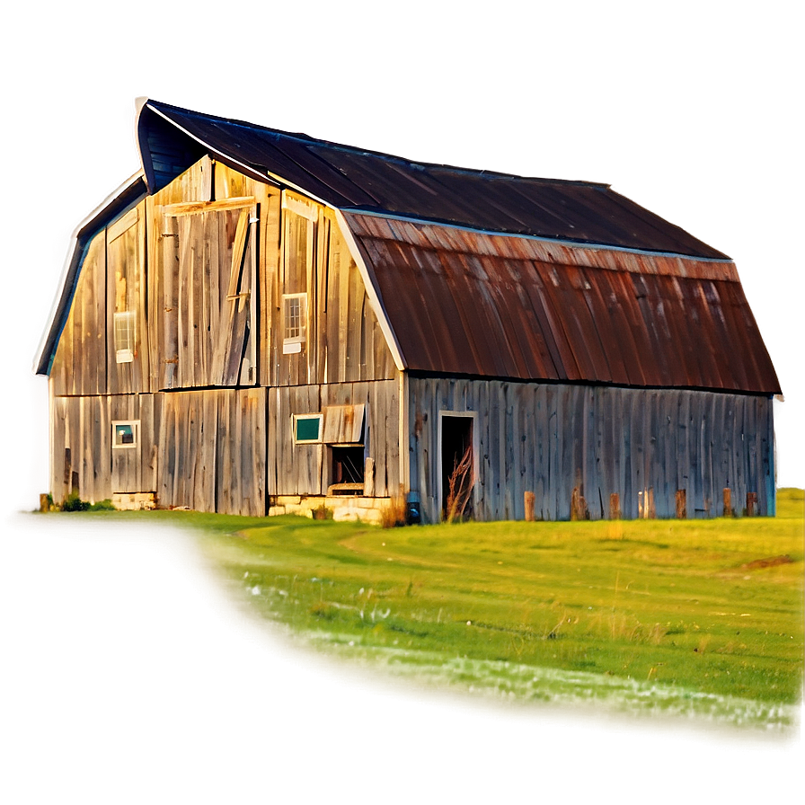 Barn At Golden Hour Png 80 PNG image