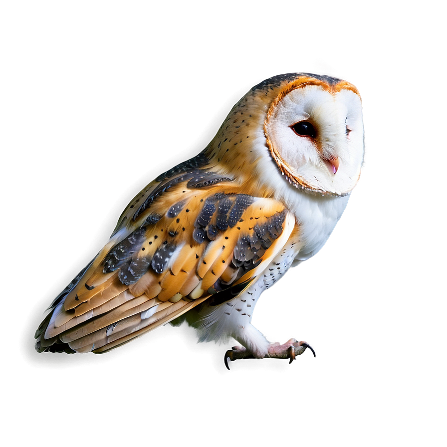 Barn Owl D PNG image