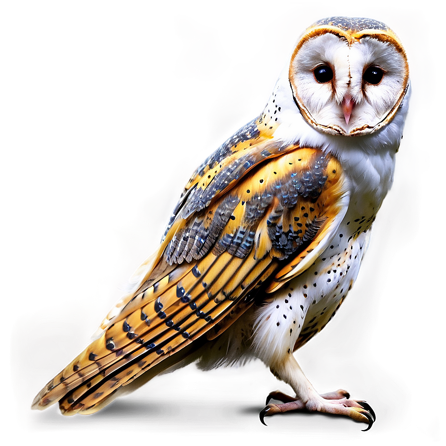 Barn Owl In Forest Png 46 PNG image