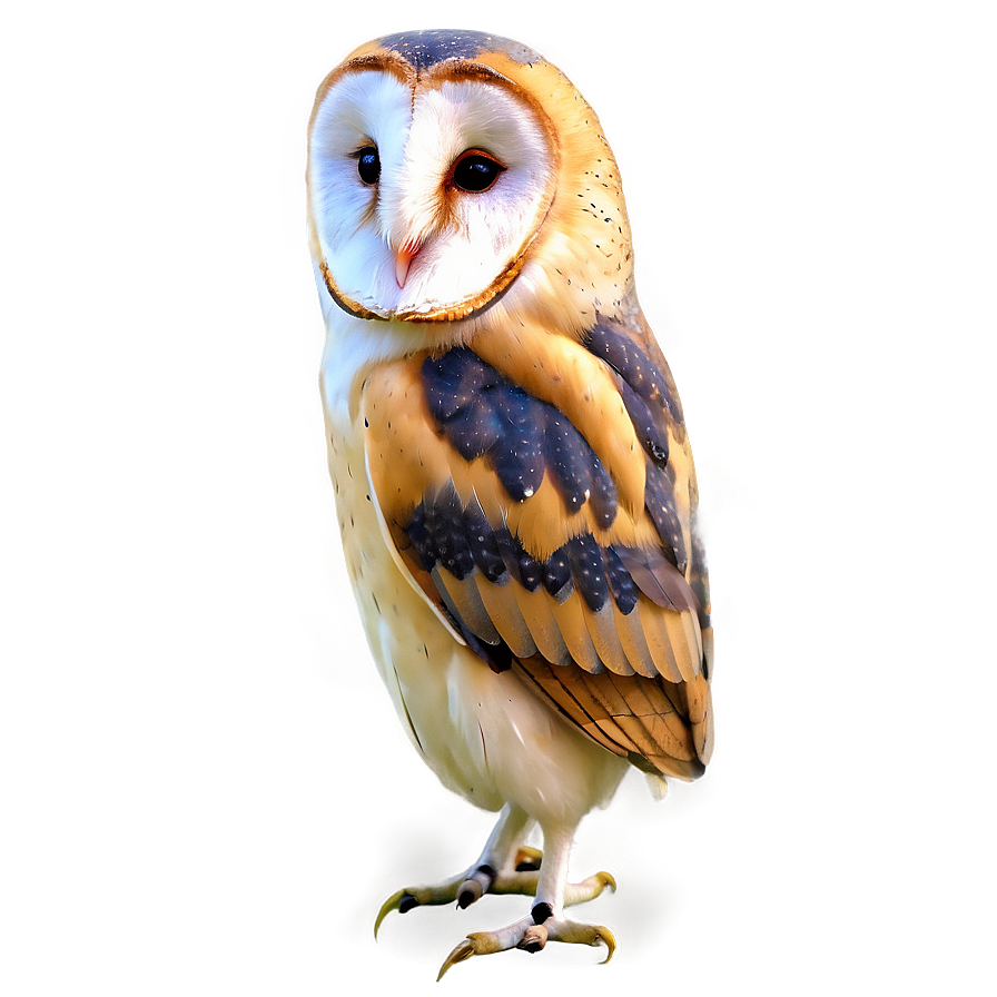 Barn Owl In Twilight Png 16 PNG image