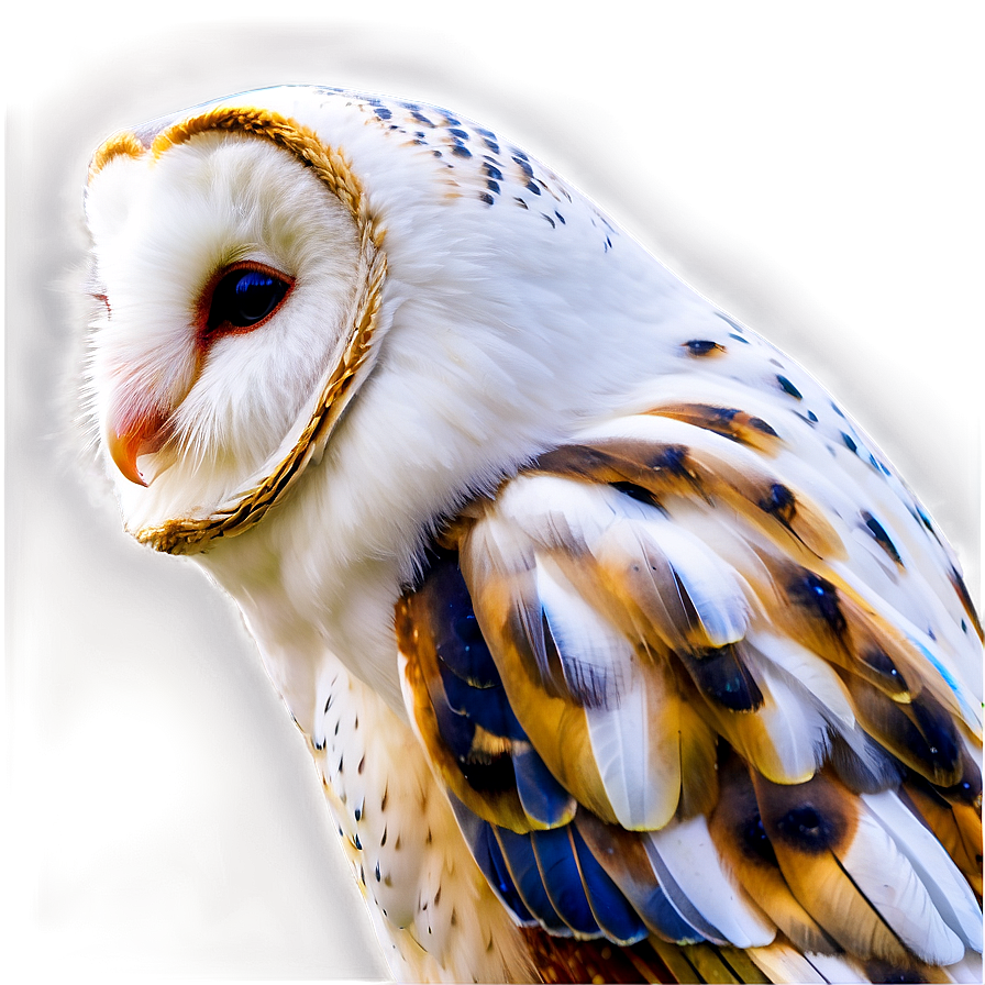 Barn Owl In Winter Setting Png 15 PNG image