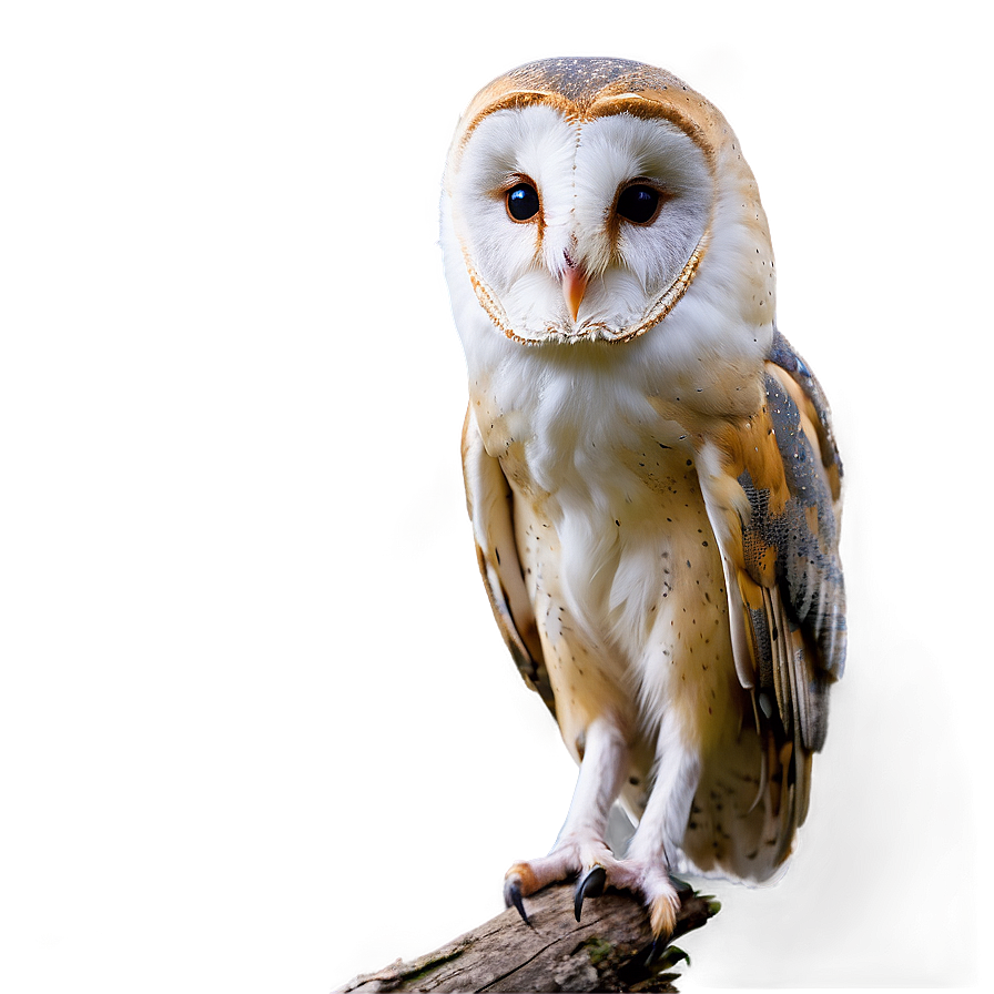 Barn Owl Looking Back Png Pfw83 PNG image