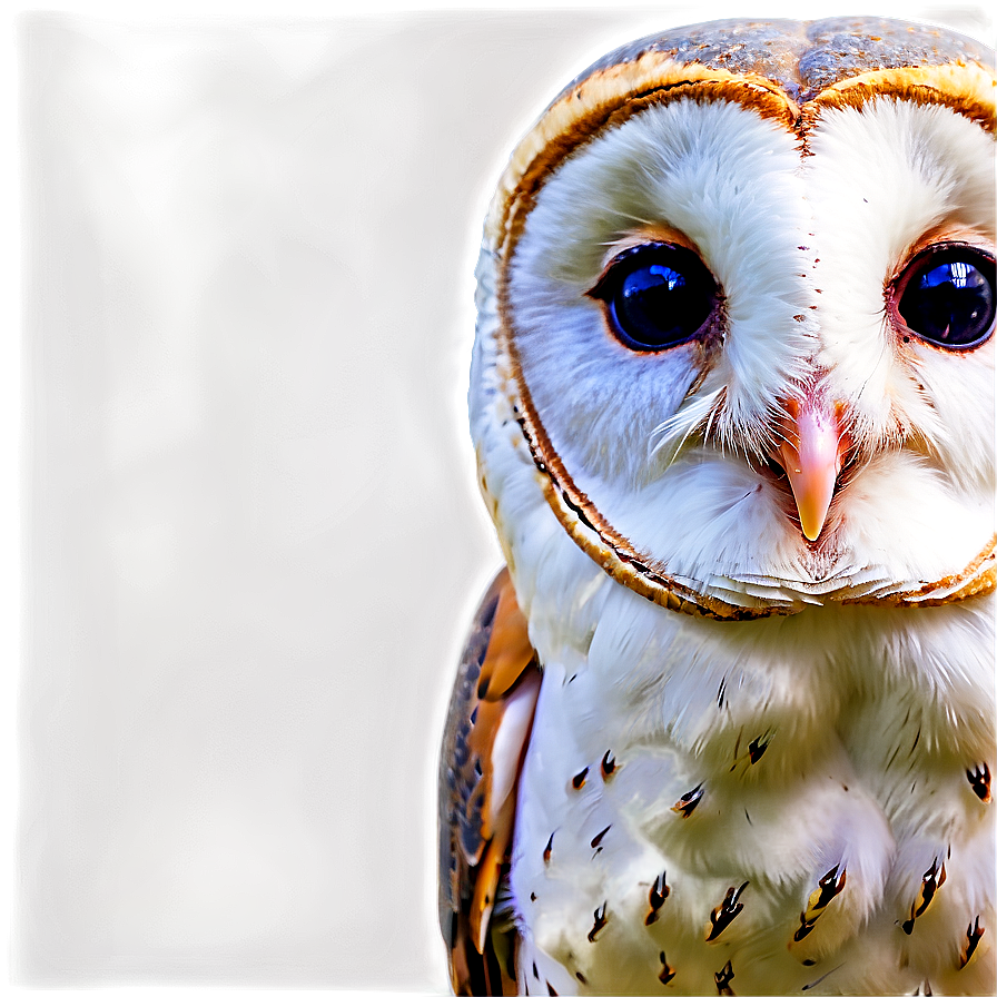 Barn Owl Looking Back Png Rig PNG image