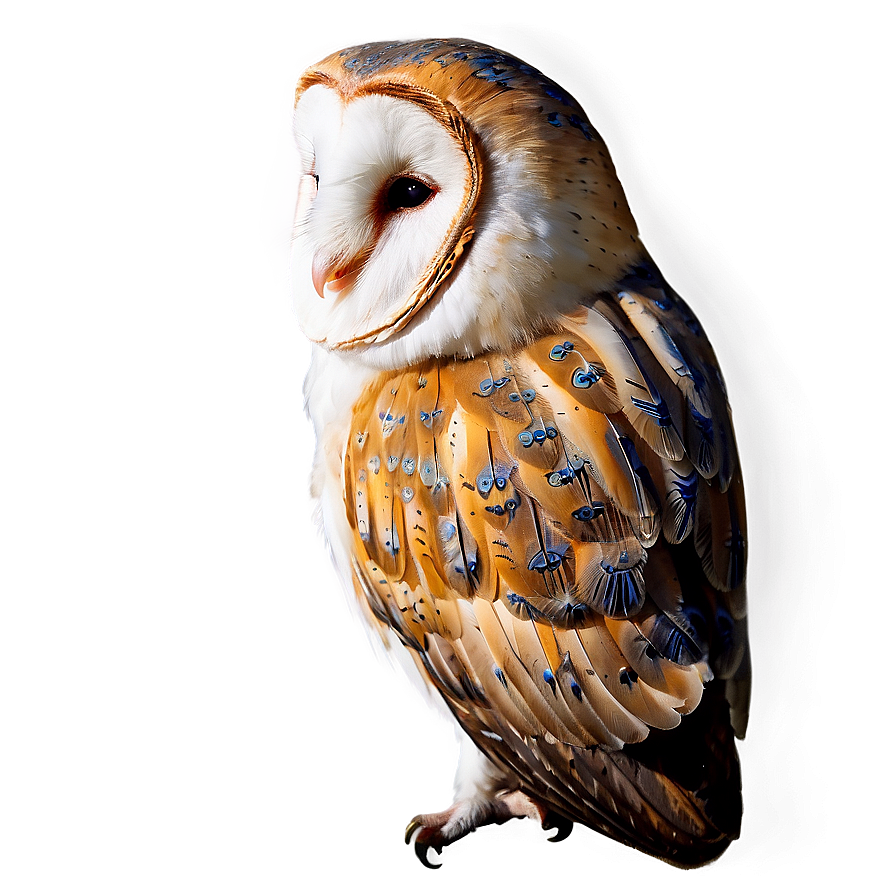 Barn Owl Resting Png 06252024 PNG image