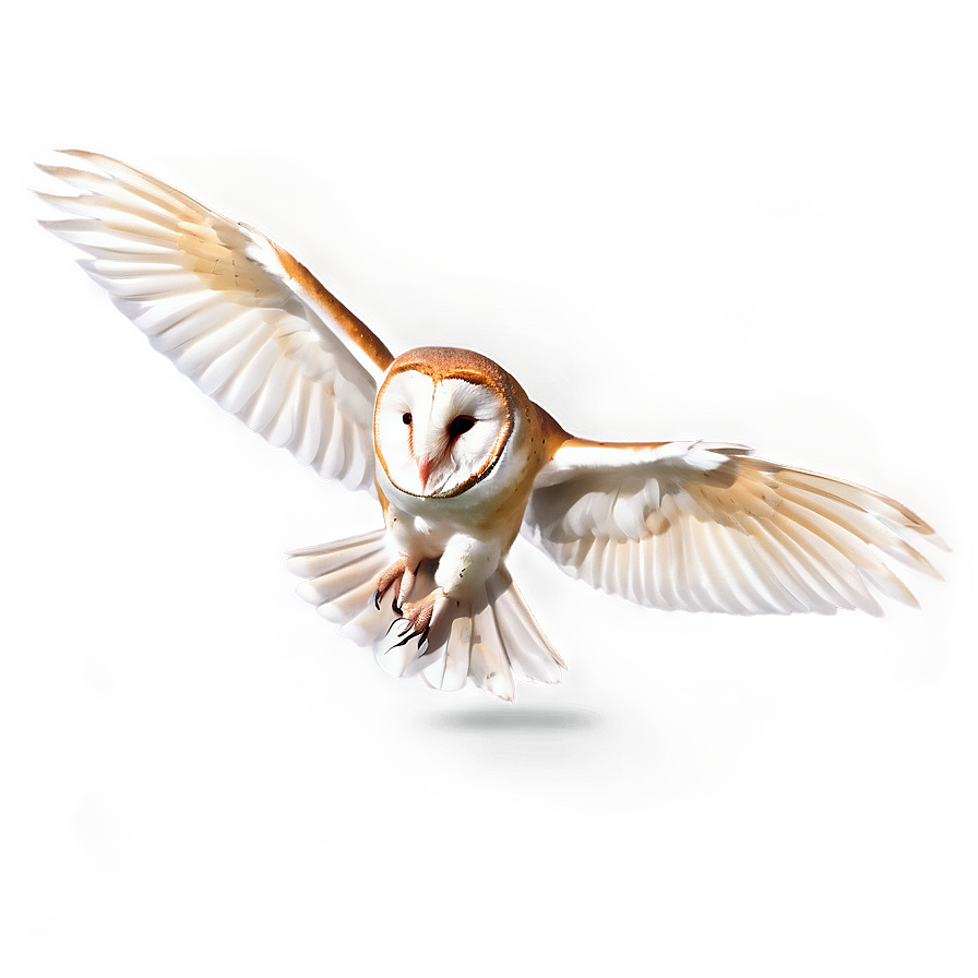 Barn Owl Wings Spread Png 06252024 PNG image