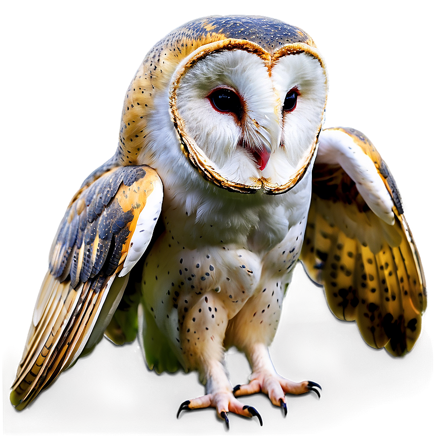 Barn Owl Wings Spread Png Wxl PNG image