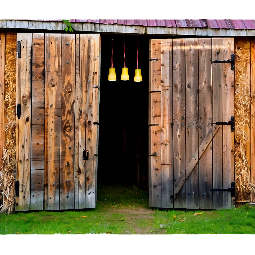 Barn With Open Doors Png 06122024 PNG image