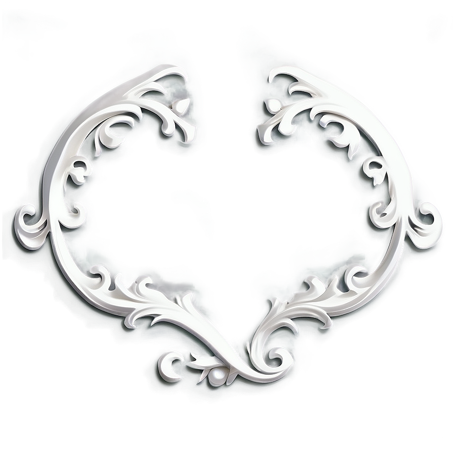 Baroque Flourish Ornament Png Fhn PNG image