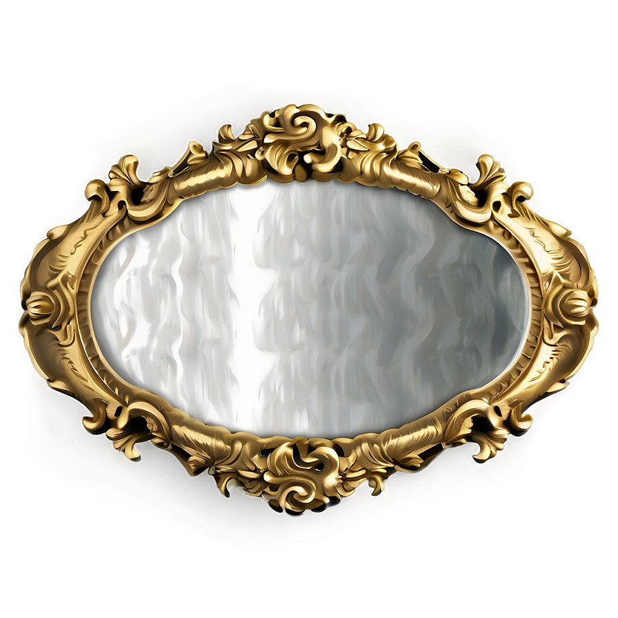 Baroque Gold Plate Png 48 PNG image