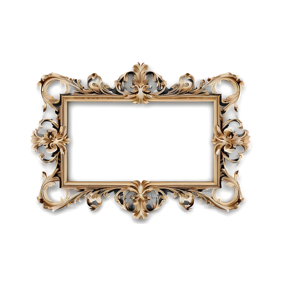 Baroque Gothic Frame Png 70 PNG image