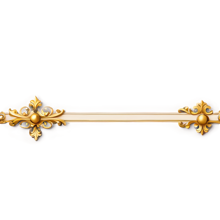 Baroque Page Divider Png 42 PNG image