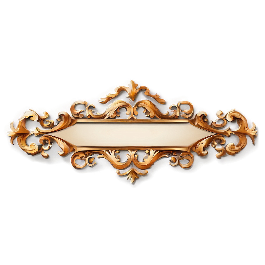 Baroque Page Divider Png Rqw5 PNG image