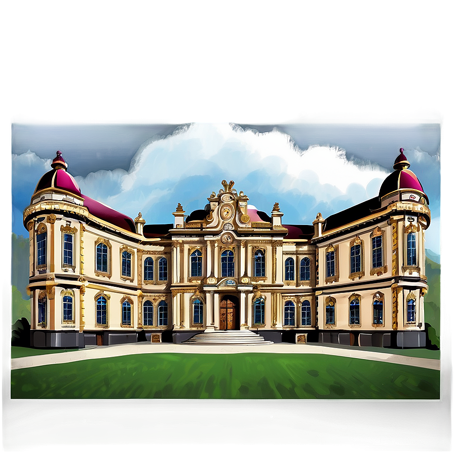 Baroque Palace Illustration Png Hfh68 PNG image