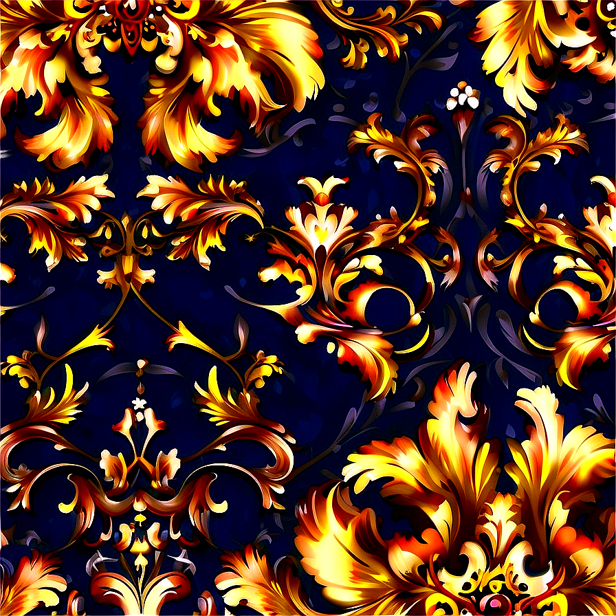 Baroque Pattern Design Png 06282024 PNG image