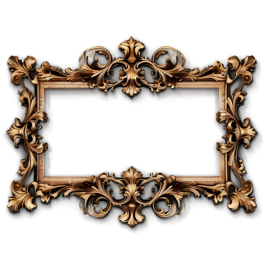 Baroque Photo Frame Png Uns PNG image