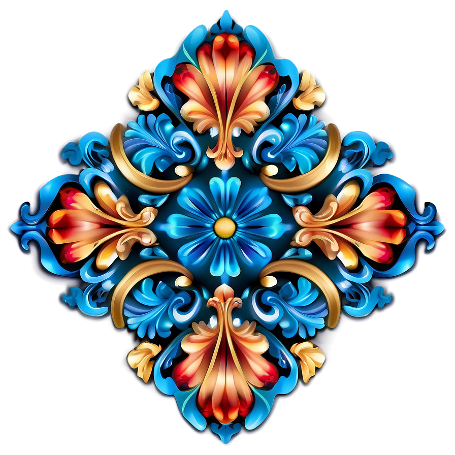 Baroque Style Filigree Png Sfd PNG image