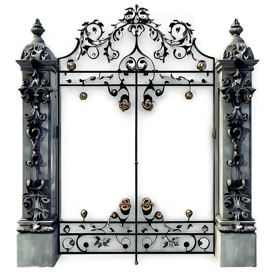 Baroque Style Gate Png Tht98 PNG image