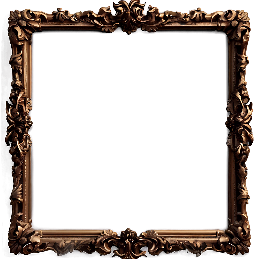 Baroque Style Picture Frame Png 24 PNG image