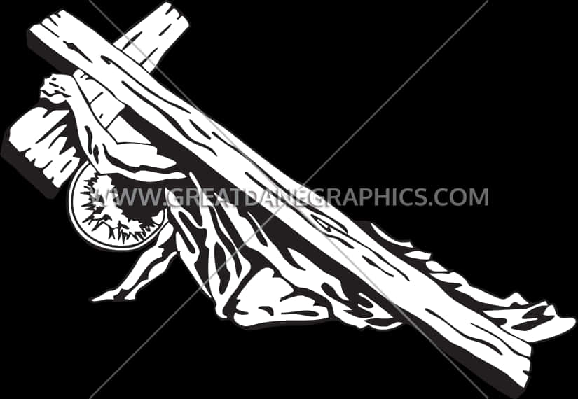 Baseball Bat Cross Graphic PNG image
