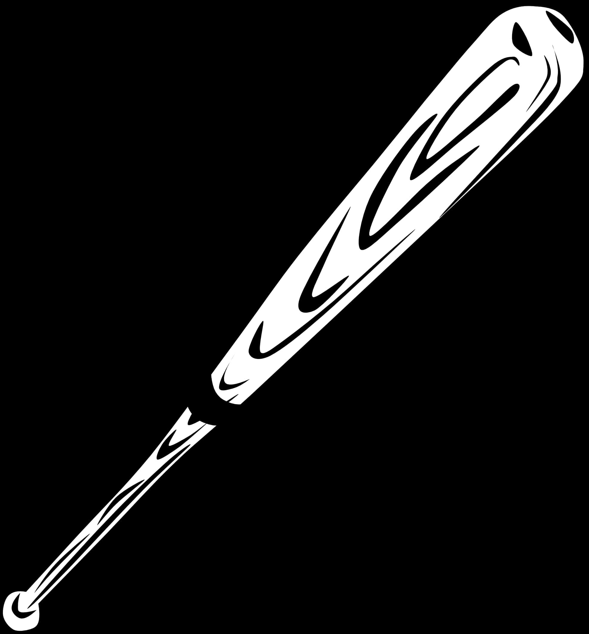 Baseball Bat Vector Art PNG image