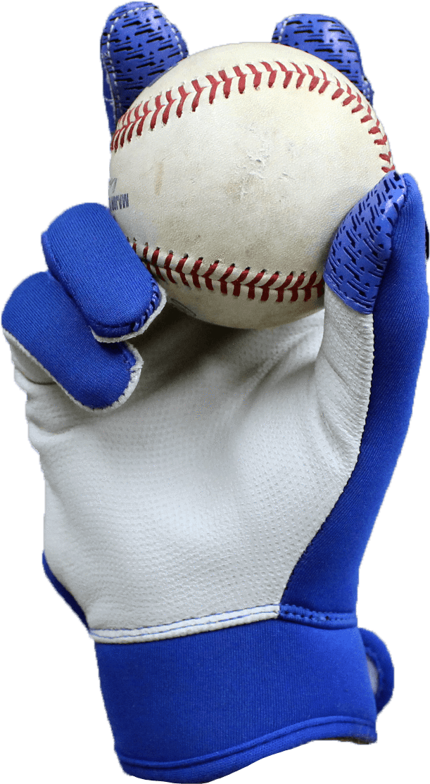 Baseball Catchin Blue Gloves PNG image