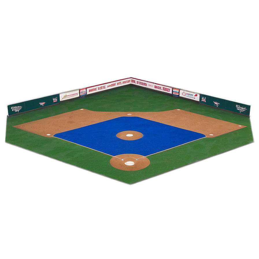 Baseball Diamond And Pitcher's Mound Png 06132024 PNG image