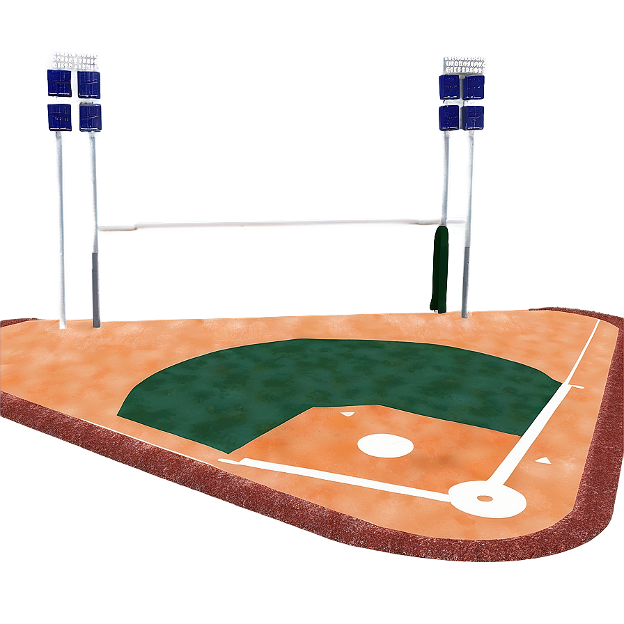 Baseball Diamond With Bases And Home Plate Png 35 PNG image