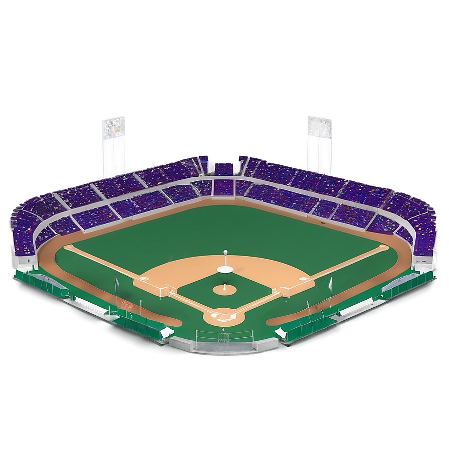 Baseball Diamond With Spectator Stands Png 57 PNG image