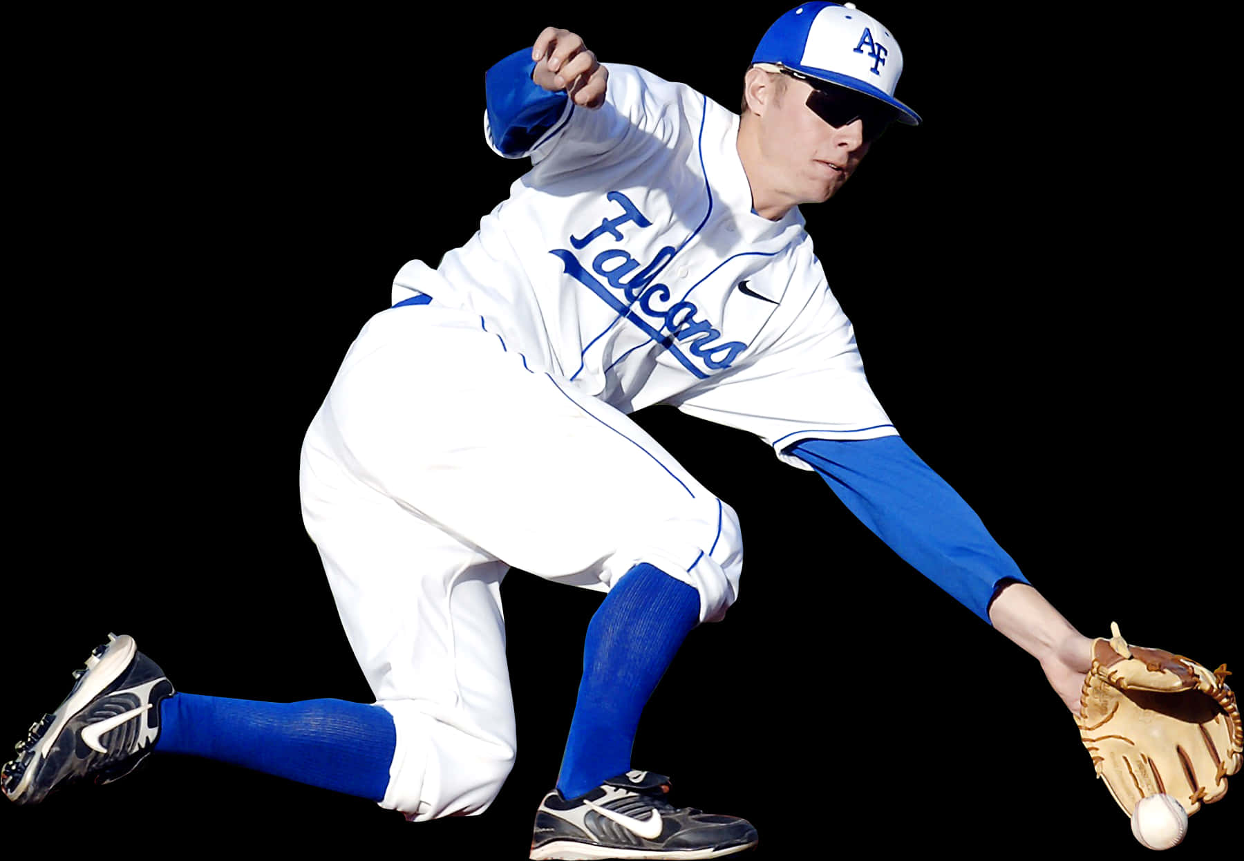 Baseball Infielder Makinga Play.jpg PNG image