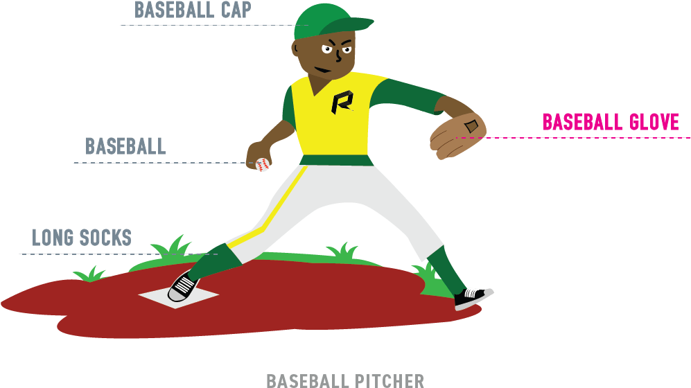 Baseball Pitcher Ready To Throw PNG image